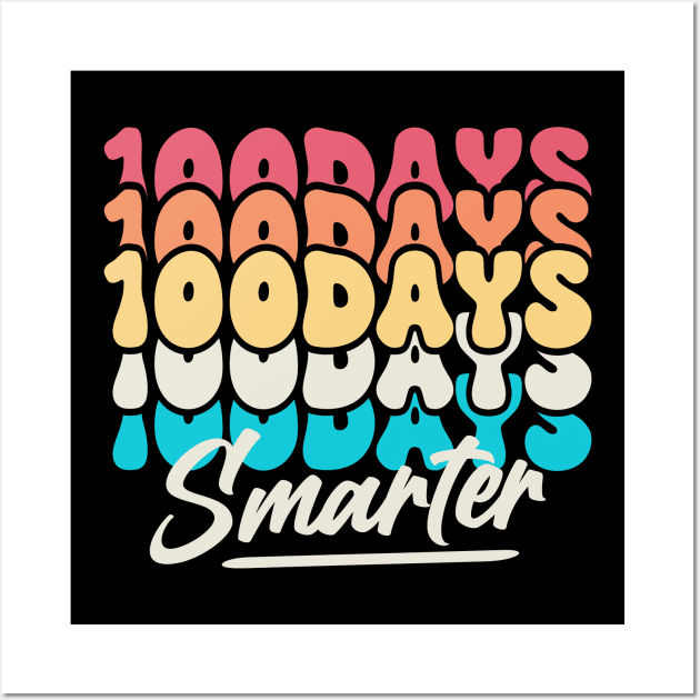 100 Days Smarter Wall Art by Etopix